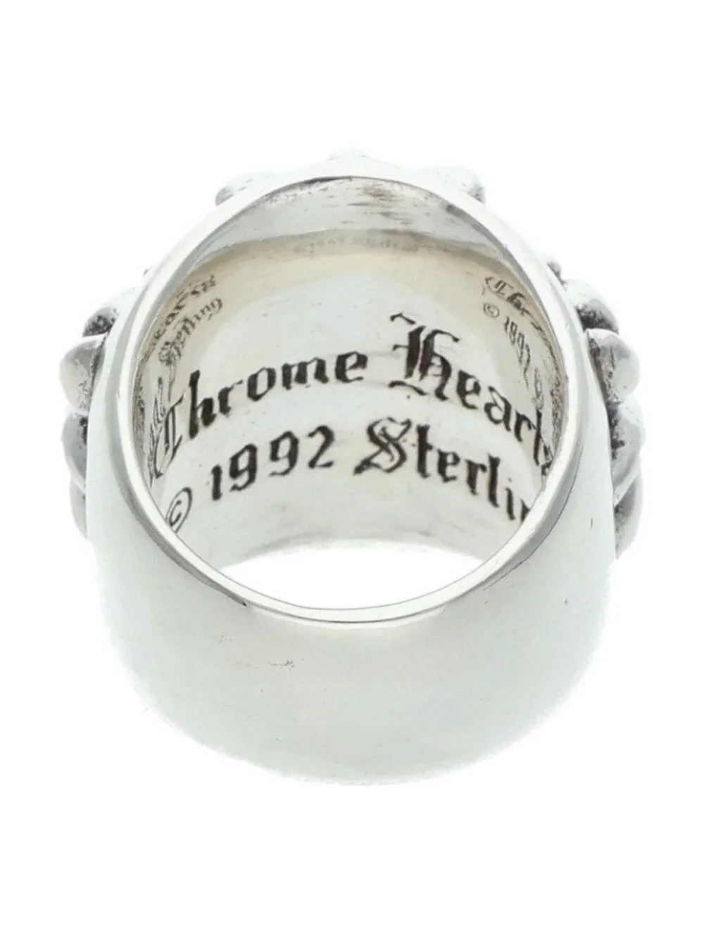Chrome Hearts Keeper Silver Ring